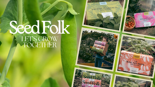 PLANTING PEAS WITH THE MARCH MONTHLY GROW KIT