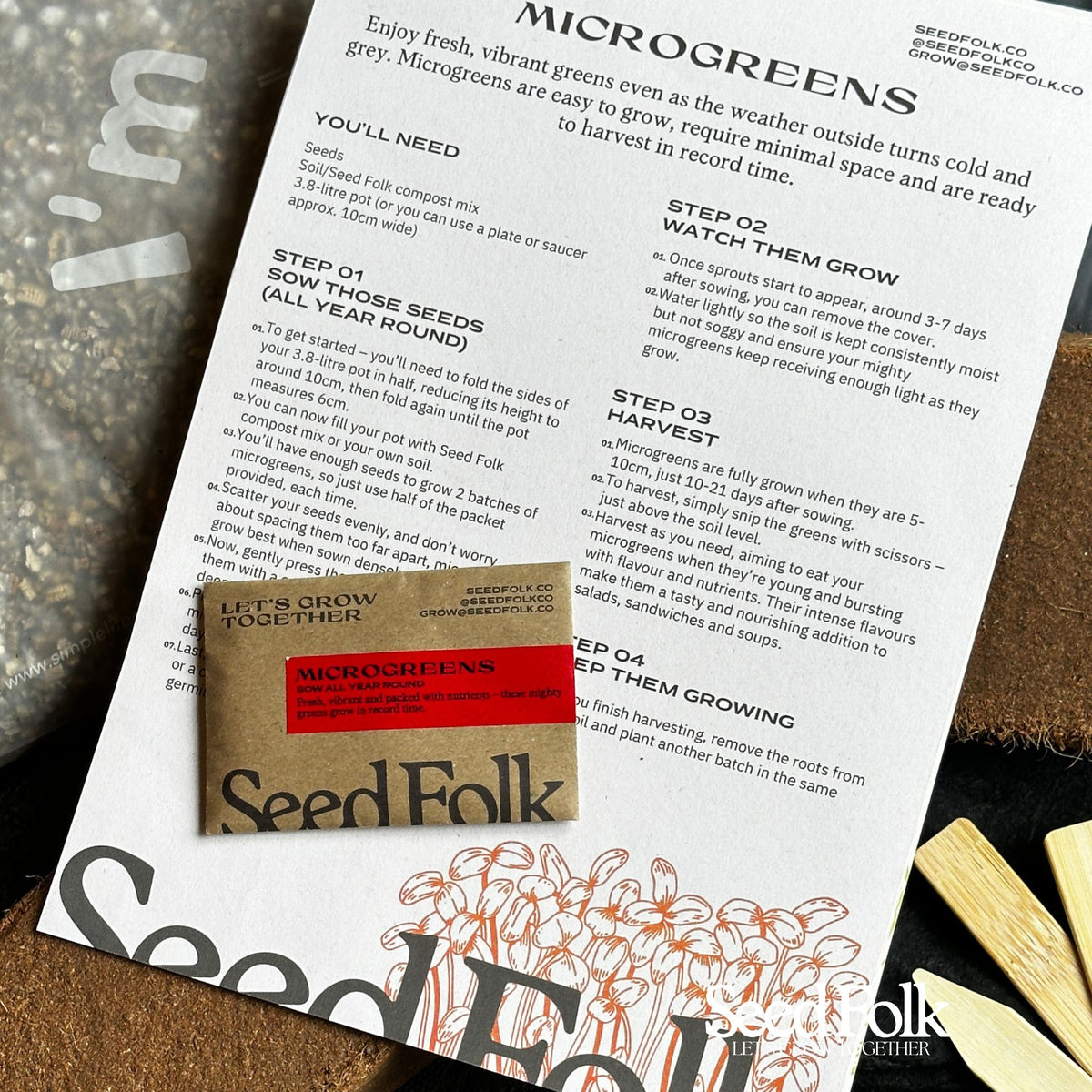 Red Cabbage Microgreens